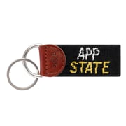 Appalachian State Text Key Fob (Black)