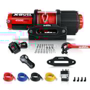 X-BULL Electric Winch 4500 LBS 12V Synthetic Rope ATV UTV Boat Truck 4WD