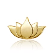 Alex Woo Faith Lotus Blossom Charm Necklace