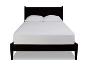 Black Wood Bed