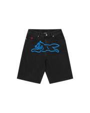 Running Dog Denim Shorts
