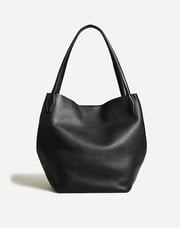 The Shopper Tote in Soft Grain Pebbled Leather