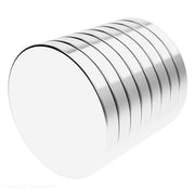 1 x 1/8 Inch Strong Neodymium Rare Earth Disc Magnets N52 (8 Pack)