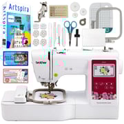 Brother PE545 Embroidery Machine with 4" x 4" Hoop & Accessories
