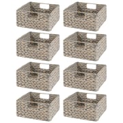 Water Hyacinth Cube Kitchen Basket 10.5 x 10.5 x 5
