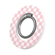 Pink & White Checked Magsafe Grip Magsafe Grip
