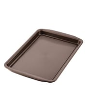 Symmetry Nonstick Chocolate Brown 10" x 15" Cookie Pan