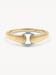 Two-Toned Buckle Ring