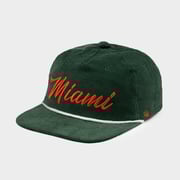 Retro-Inspired Miami Hurricanes Corduroy Hat