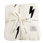 Lightning Bolt Luxe Home Blanket