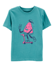 Toddler Watermelon Short-Sleeve Graphic Tee - Green
