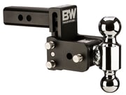 B&W 2 In. & 2-5/16 In. Tow & Stow Standard Adjustable Ball Mount TS10033B