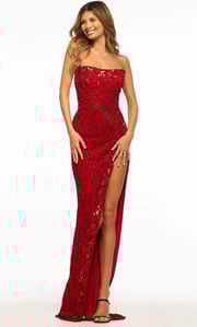 Sherri Hill 56048 - Beaded Sheath Gown
