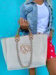 Monogram Coco Tweed Handbag