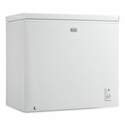 BLACK & DECKER Chest Freezer: White, 7 cu ft Freezer Capacity, 33 1/2 in x 32 in x 21 3/4 in