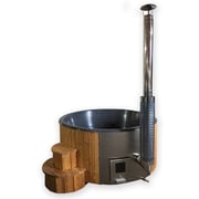 SaunaLife 6 Person Wood-Fired Hot Tub S4N/S4B