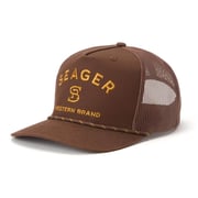 Branded Trucker Snapback Brown