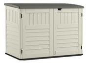 Suncast® Stow-Away® 6 x 4 x 4 Horizontal Outdoor Resin Storage Shed