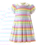 Rainbow Ric Rac Jersey Dress