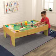 Wooden Train Table - Natural
