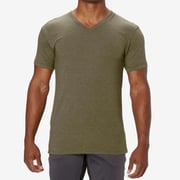 Minimalist Tri-Blend V Tee Heather Olive