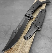 10.5" Large Folding Knife with Rosewood Handle