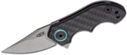 Zero Tolerance 0022 Tim Galyean Flipper Knife 1.8 inch CPM-20CV Stonewashed Blade, Carbon Fiber and Titanium Handles