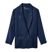 Easy-Going Jacket (Navy Linen)