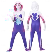 Edderkopper Superhelt Gwen Bodysuits Kattedress for hele kroppen Barne Voksne Dame Jente Sexy kostyme Fest Karneval Enkelt karnevalskostyme 2025 - kr.