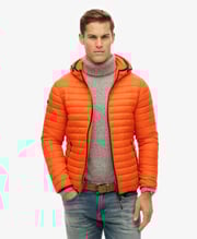 Hooded Fuji Lite Jacket | Bold Orange