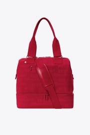The Mini Weekender in Text Me Red
