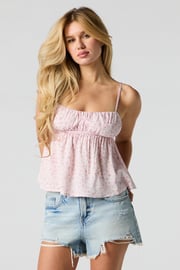 Floral Babydoll Tank