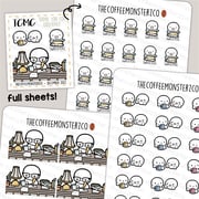 Pens, Gossip & Academic Emotis (December 2022 Full Sheets)