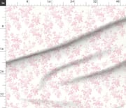 Fabric in Eloise floral - powder pink