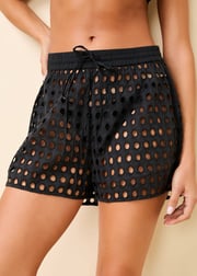 Charlie Short Classic Eyelet Noir