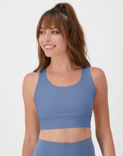 Hanes Moves Women's Crop Sports Bra, Racerback