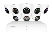 4K+ (12MP) IP Security Cameras with 16-Channel (8 Wired, 8 Wi-Fi) Fusion Recorder