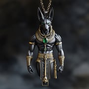 Ancient Egyptian God Anubis Pendant