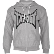 Tapout - Classic Black Logo Mens Zip-Up Hoodie
