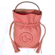 Pink Calfskin Blondie Bucket Bag