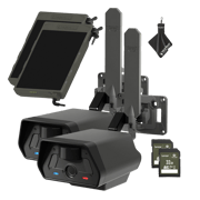 2-Pack Bundle with Solar Panels! Tactacam Defend Security Camera No Wi-Fi Needed, Cellular Connection