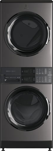 600 Series Laundry Tower Single Unit Washer & Electric Dryer