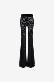 Velvet pants with Ray of Gold print