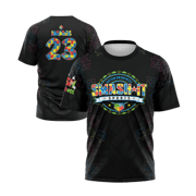 2025 Autism Awareness Short Sleeve Jersey (Customized Buy-In) - Multiple Colors