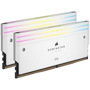 Corsair Dominator Titanium XMP 64GB (2X32GB) DDR5 C30 6000MHz Dual Channel Kit - White