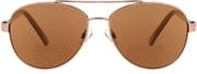 Women's Aviator Reading Sunglasses in Bronze with Brown Lenses by Foster Grant | Carmen SunReaders® Bifocal Style | +1.25