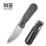 WEKNIFE Baloo Front Flipper & Thumb Hole Knife Titanium & Micarta Handle (3.31" CPM 20CV) WE21033-4