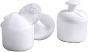 Portable Facial Cleanser Foamer/Facial Foam Maker - 20s Rich Lather, Deep Clean & Gentle, Portable, BPA-Free, Leaf Design (80g)-Elegant Leaf Design-Travel