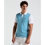 Geo Jacquard Front Polo