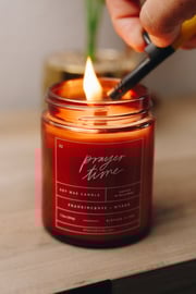 Prayer Time // Saintly Scents Candle inspired by the Blessed Mother
